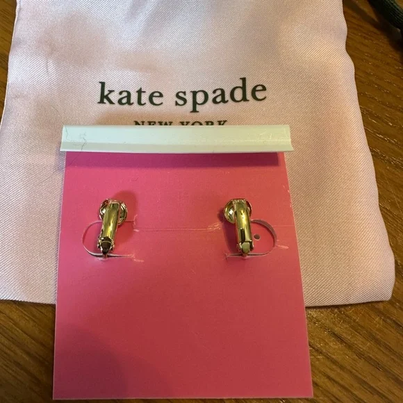 Kate Spade Clip On Daisy Earrings - Picture 2 of 3